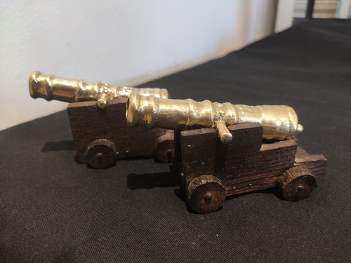 Decorative brass cannon - decorative,