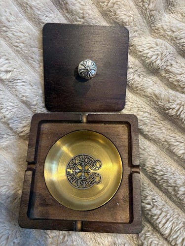 Chrome hearts ashtray with lid - chrome,