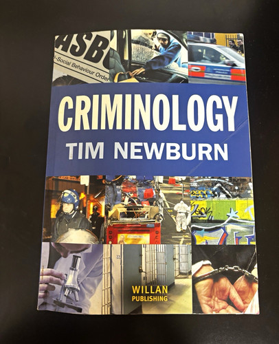 Criminology tim newburn willan - criminology,