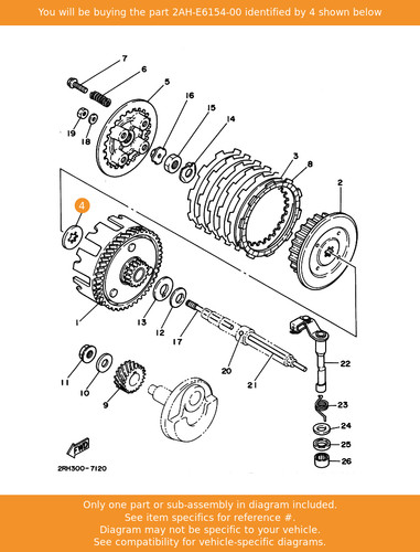 Yamaha plate thrust 1 - plate,,