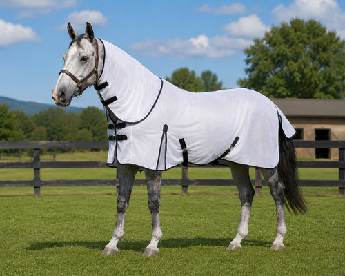 Full neck white - white, fly