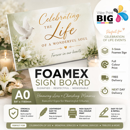 Size foamex - a0,