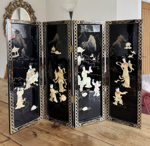 Japanese black lacquer mother - japanese,