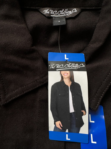 Bnwt ladies black - black, shacket