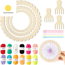 3-Size round Wooden Weaving