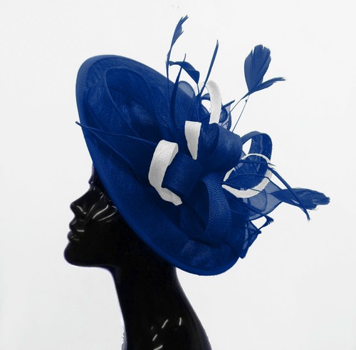 Big saucer sinamay - on, headband