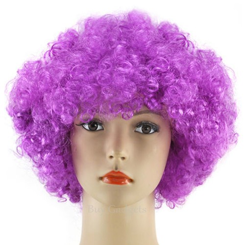 Curly afro fancy dress - fancy,