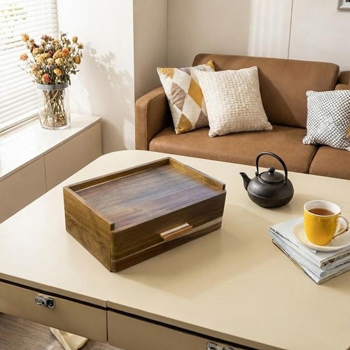 Wooden tea bag organizer - tea,