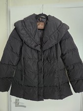 Original Genuine Moncler Black Puffa Winter Ladies Jacket Size 14/16 UK