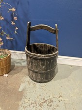 Antique Primitive Wooden Well