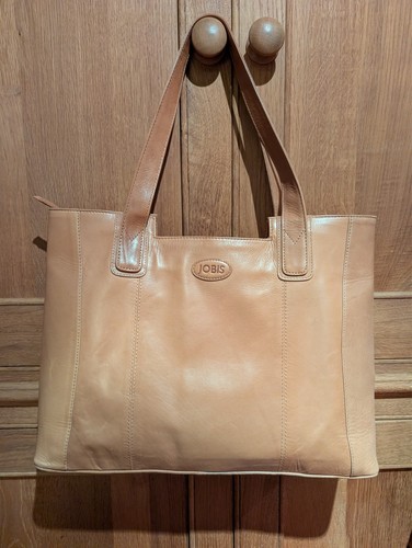 Jobis tan leather tote - tote, bag