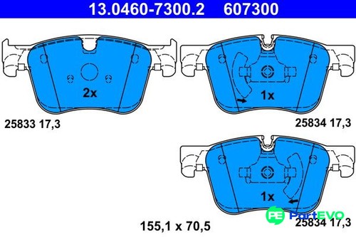 Ate disc brake - disc, pad