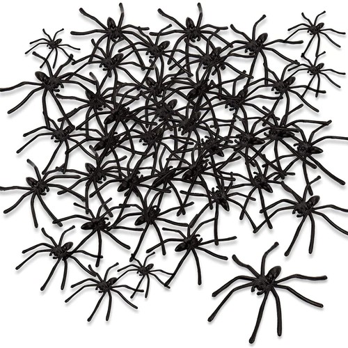 100 pcs halloween spiders - halloween,