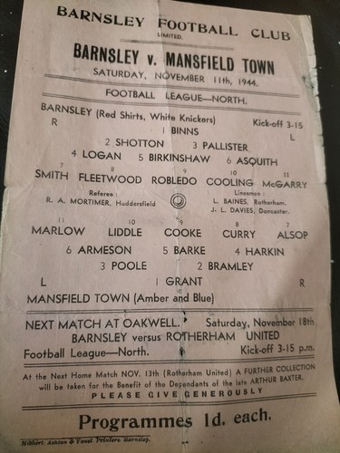Vintage barnsley mansfield - vintage, v