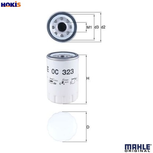 Oil filter 323 - filter, daimler