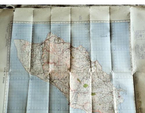 Isle man map 1 - os, inch