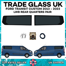 Ford Transit CUSTOM LWB Tinted Rear Quarter Windows With FITTING KIT And U TRIM