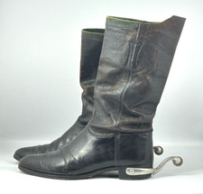 WW1 army boots calvary King's royal hussars horse spurs Uk 8