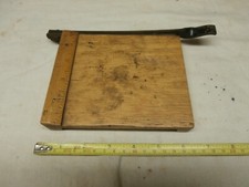 VINTAGE SMALL 6 INCH GUILLOTINE CUTTER FOR PHOTOS, PAPER ETC  