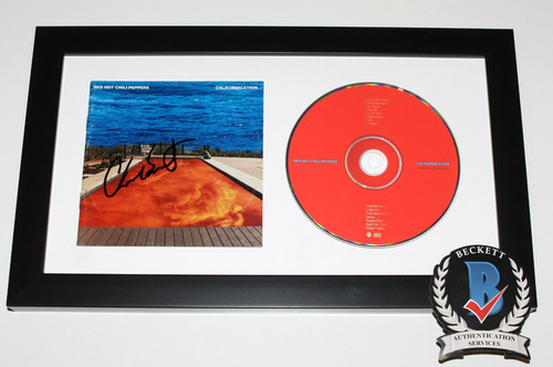 Chad smith signed - framed, red