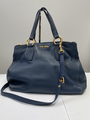 Miu leather blue - miu,
