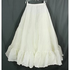 Vintage Lace Trim Full Long