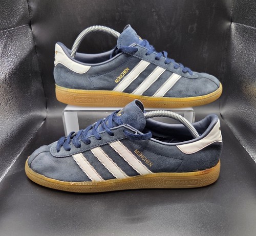 Adidas munchen navy blue suede - munchen,