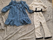 Girls 2-3 Years Old Clothes Bundle M&S Outfit Matalan Dress Top Leggings