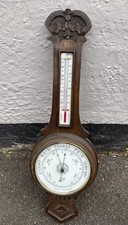 VINTAGE ANEROID BAROMETER &