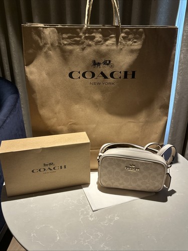 Coach signature leather cross - leather,