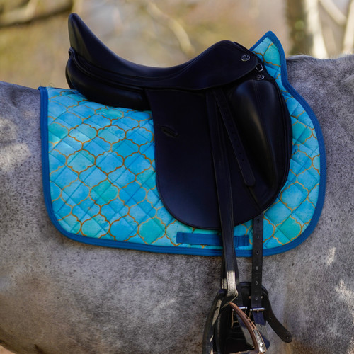 Mermaid saddle pad - mermaid,