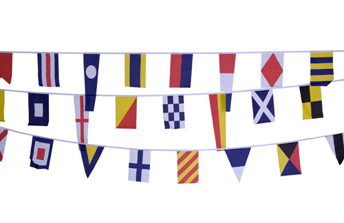 Nautical bunting 40 - nautical, 12.6m