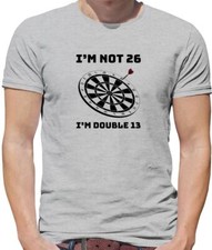 26th Birthday Darts - Mens T-Shirt - Years Old Gift Present Twenty Six 26