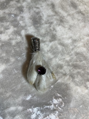 Grouse foot brooch white - brooch,,