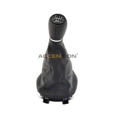 5S Black Leather Gear Shift