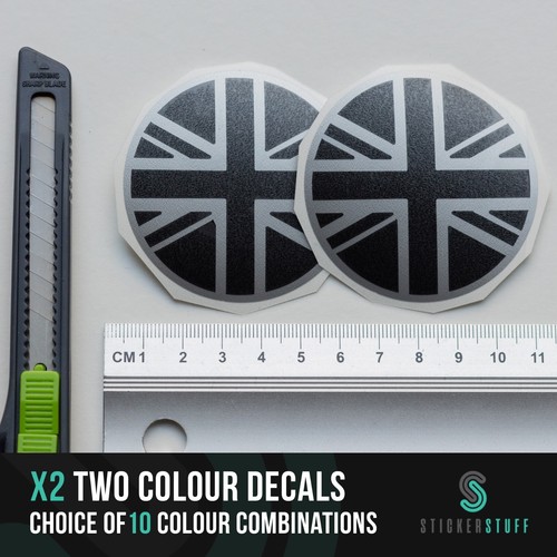 Round british flag union - round,