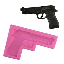 Gun Silicone Icing Mold Baking Cake Topping Sugar craft Fondant Mould