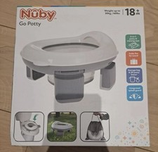 Nuby  Go Potty 2in1 Potty And Training Seat for adult toilets and outdoors