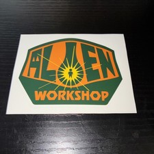 Vintage Skate Sticker Alien