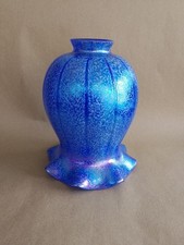 Heron Glass Iridescent Cobalt