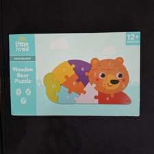 Wooden Town Bear Puzzle 12+