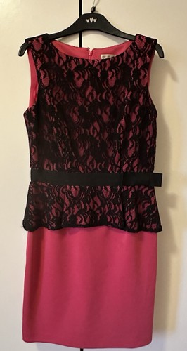 Pink black dress size - black,