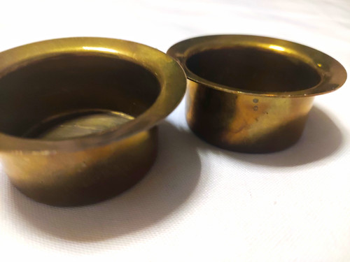 Pair small brass - pair,