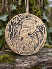 Hare Wall Plaque Garden