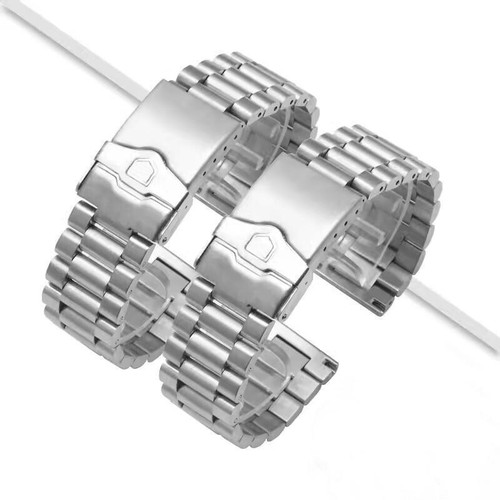 Silver stainless steel watch - stainless,