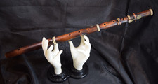 Antique Boxwood Band Flute