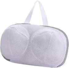 2 Pack Bra Wash Bags Mesh Laundry Bag for Bras, Lingerie, Delicates with Zipper