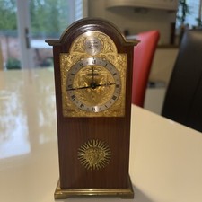 **REDUCED** Swiza Tempus Fugit Carriage Clock VINTAGE MINATURE GRANDFATHER CLOCK