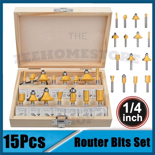 Router bit sets 15pcs - router,