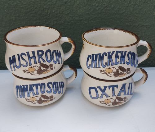 Set vintage retro - retro, soup
